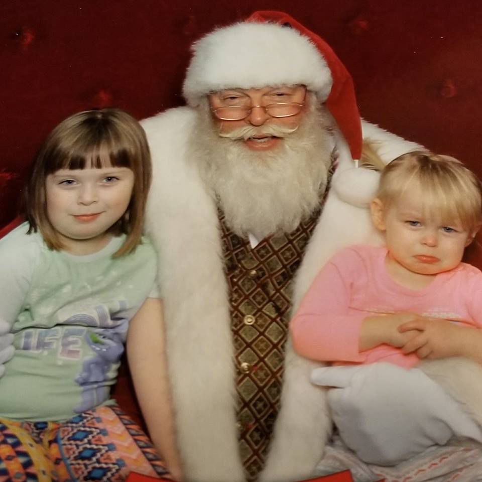 Sad with Santa